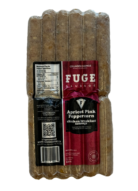 Breakfast Size - Apricot Pink Peppercorn Chicken Sausage (420g)