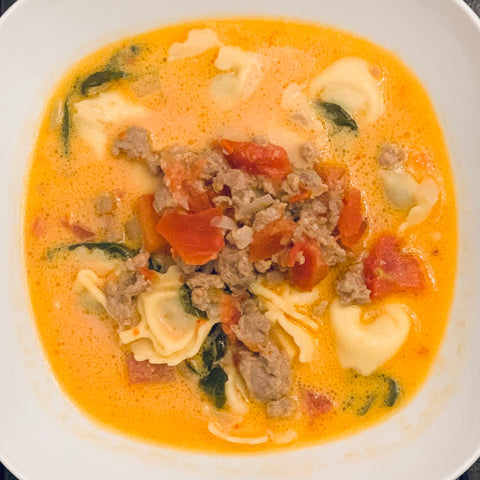 Slow Cooker Tortellini Soup