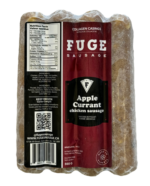 Apple Currant Apple Currant - Chicken Sausage 560g – Fuge Sausage