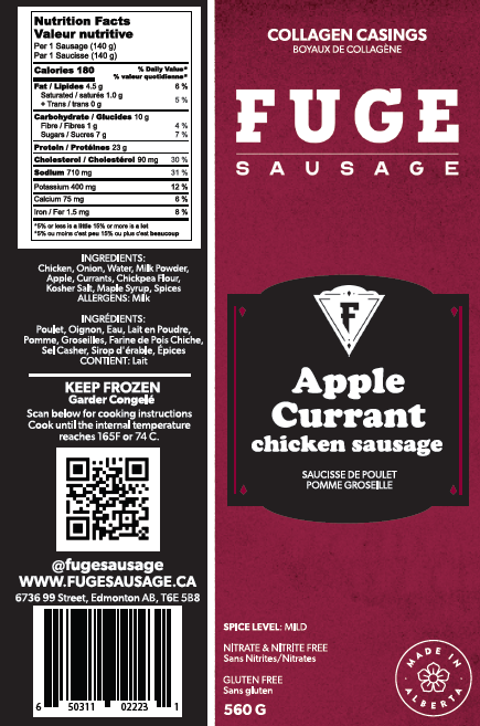 Apple Currant - Chicken Sausage (560g)