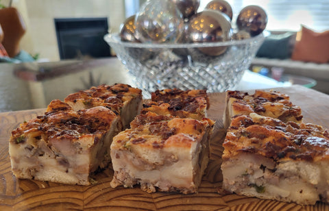 Cranberry Ginger Stuffing Squares