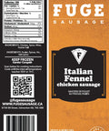 Italian Fennel - Chicken Sausage (560g) Fuge Sausage