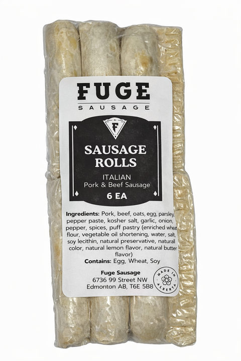 Sausage Rolls - Italian Pork & Beef (6 Rolls)