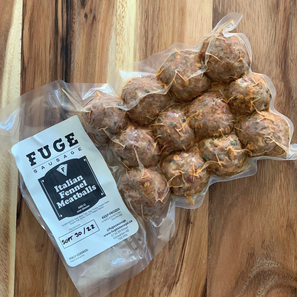Italian Meatballs - Fully Cooked (480g) Fuge Sausage