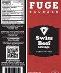 Swiss Beef Sausage (560g) Fuge Sausage